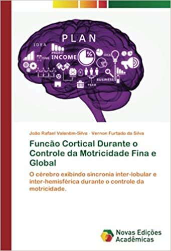 Funcão Cortical Durante o Controle da Motricidade Fina e Global: O cérebro exibindo sincronia inter-lobular e inter-hemisférica durante o controle da motricidade.