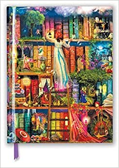 indir Premium Skizzenbuch: Aimee Stewart, Bücherregal - Schatzjäger: Unser hochwertiges Blankbook mit festem, künstlerisch geprägtem Einband im Format 28 cm x 21,6 cm