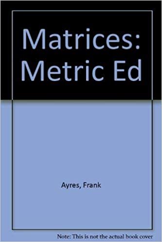 Matrices: Metric Ed