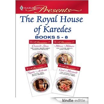 The Royal House of Karedes books 5-8: The Greek Billionaire's Innocent Princess\The Future King's Love-Child\Ruthless Boss, Royal Mistress\The Desert King's Housekeeper Bride [Kindle-editie] beoordelingen