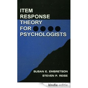 Item Response Theory (Multivariate Applications Series) [Kindle-editie]