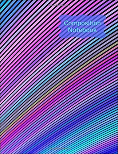 indir Composition Notebook: College Ruled Journal - Soft Colorful Cover Front &amp; Back - Back to School Gift Students Teachers 100 sheets