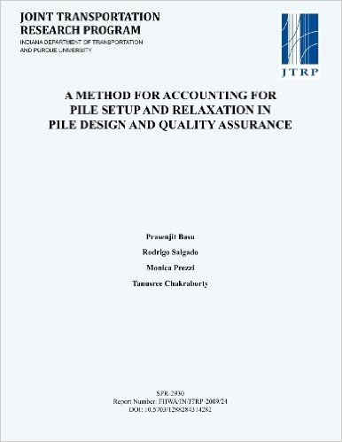 A Method for Accounting for Pile Setup and Relaxation in Pile Design and Quality Assurance