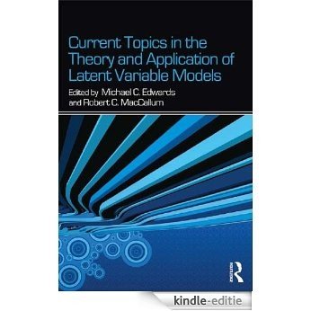 Current Topics in the Theory and Application of Latent Variable Models [Kindle-editie]