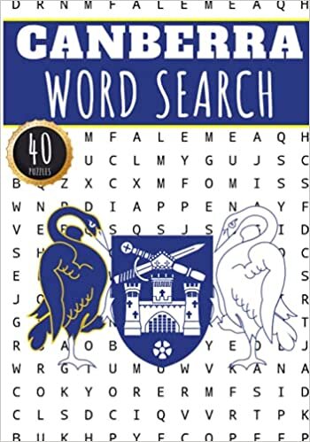 indir Canberra Word Search: 40 Fun Puzzles With Words Scramble for Adults, Kids and Seniors | More Than 300 Words On Canberra and Australian Cities, Famous ... History Terms and Heritage Vocabulary