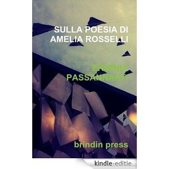 SULLA POESIA DI AMELIA ROSSELLI (TRANSFERENCE Vol. 1) (Italian Edition) [Kindle-editie]