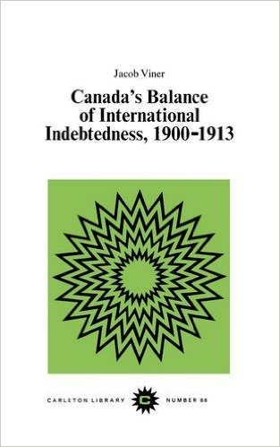 Canada's Balance of International Indebtedness, 1900-1913