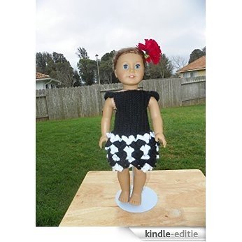 18 Inch Doll Crochet Dress Pattern Worsted Weight Fits American Girl Doll Journey Girl My Life Our Generation: Crochet Pattern (English Edition) [Kindle-editie]