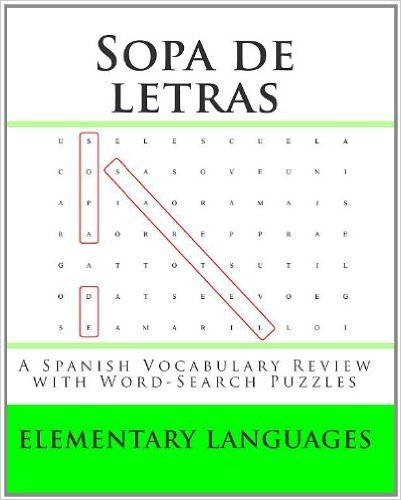 Sopa de Letras: A Spanish Vocabulary Review with Word-Search Puzzles