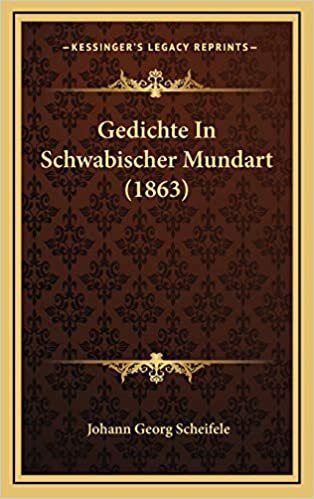 Gedichte In Schwabischer Mundart (1863)