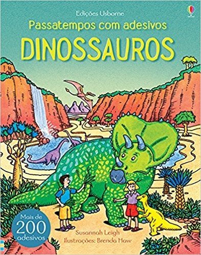 Dinossauros - Coleção Passatempos com Adesivos