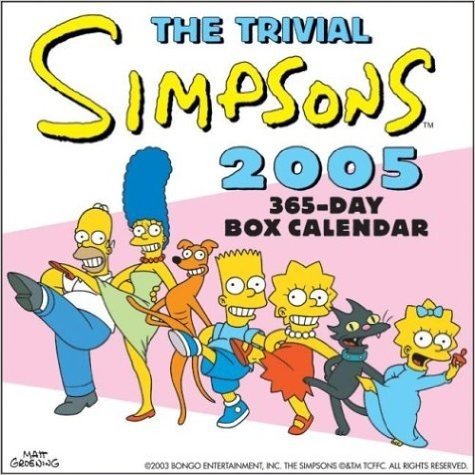 The Trivial Simpsons 2005 365-Day Box Calendar