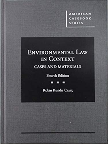 indir Environmental Law in Context (American Casebook Series (Multimedia))