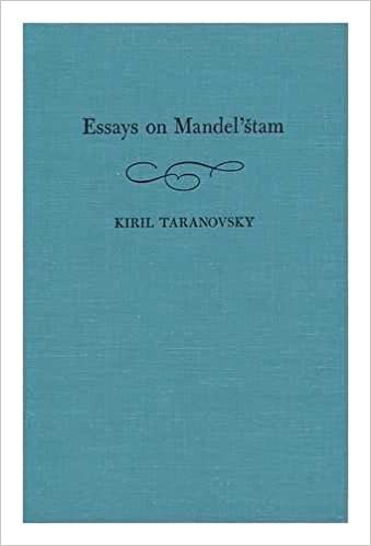 indir Essays on Mandel&#39;stam (Harvard Slavic Studies (Cambridge, Mass.), V. 6.)