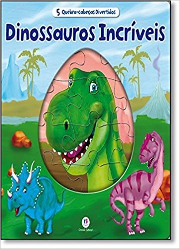 Dinossauros Incríveis - Coleção 5 Quebra- Cabeças Divertido