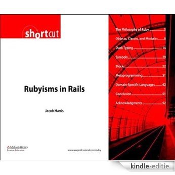 Rubyisms in Rails (Digital Short Cut) [Kindle-editie] beoordelingen