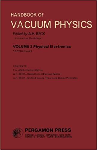 indir Physical Electronics: Handbook of Vacuum Physics: Volume 2