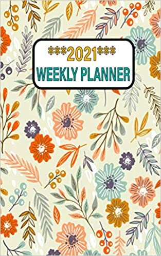 One Year _2021_Pocket Planner: One Year Weekly and Monthtly Pocket Planner (January 2021-December2021) , " 8 × 5" , With Awesome Cover