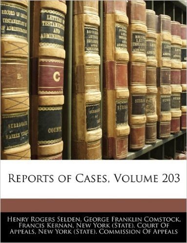 Reports of Cases, Volume 203