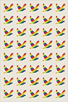 Rainbow Doves for LGBTQ Rights - A Poetose Notebook (50 pages/25 sheets) (Poetose Press)