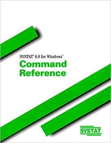Command Reference: Systat 6.0 for Windows