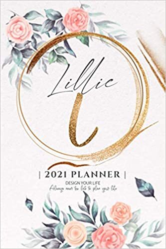 indir Lillie 2021 Planner: Personalized Name Pocket Size Organizer with Initial Monogram Letter. Perfect Gifts for Girls and Women as Her Personal Diary / ... to Plan Days, Set Goals &amp; Get Stuff Done.