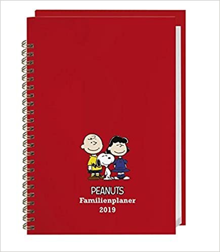 Peanuts Familienplaner Buch A5 - Kalender 2019