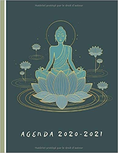 indir Agenda 2020-2021: Agenda Bouddha - Planner 2020 2021 Français - Organisateur Journalier Semainier Mensuel - Ecole - Etudes - Bureau - Famille - De Août 2020 à Août 2021