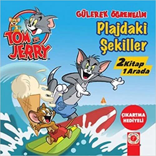 indir Tom ve Jerry - Plajdaki Şekiller: Gülerek Öğrenelim İki Kitap Bir Arada - Çıkartma Hediyeli