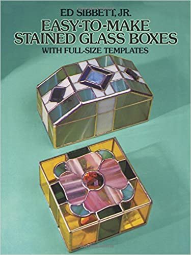 indir Easy-to-Make Stained Glass Boxes: With Full-Size Templates (Dover Stained Glass Instruction)