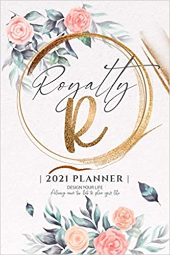 indir Royalty 2021 Planner: Personalized Name Pocket Size Organizer with Initial Monogram Letter. Perfect Gifts for Girls and Women as Her Personal Diary / ... to Plan Days, Set Goals &amp; Get Stuff Done.