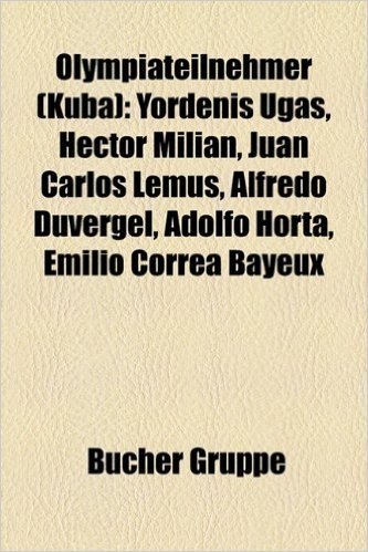 Olympiateilnehmer (Kuba): Yordenis Ugas, Juan Carlos Lemus, Alfredo Duvergel, Hector Milian, Adolfo Horta, Emilio Correa Bayeux