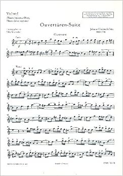 indir Ouvertüren-Suite a-Moll: Streichorchester; Bläser ad libitum und B.c.; Cembalo (Klavier), Violoncello (Viola da gamba) ad libitum. Stimmensatz. (Concertino)