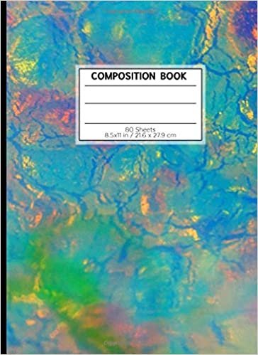 indir COMPOSITION BOOK 80 SHEETS 8.5x11 in / 21.6 x 27.9 cm: A4 Dotted Paper Notebook | &quot;Floating&quot; | Workbook for s Kids Students Boys | Writing Notes School College | Grammar | Languages | Art