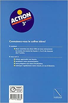 indir Action 3e LV1 - cahier d&#39;activités (ACTION COLLEGE)
