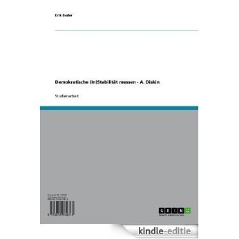 Demokratische (In)Stabilität messen - A. Diskin [Kindle-editie]