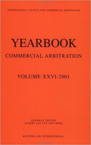 Yearbook Commercial Arbitration Volume XXVI - 2001 baixar