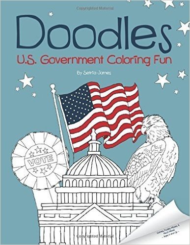 Doodles U.S. Government Coloring Fun
