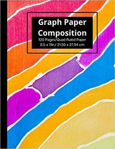 Graph Paper Composition Notebook: Grid Paper Notebook, Quad Ruled, 100 Sheets (Large, 8.5 x 11) (Graph Paper Notebooks) (Premium Abstract Cover vol.19)