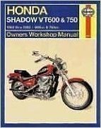 Haynes Honda Shadow Vt600 & 750 Owners Workshop Manual: 1988 Thru 2003