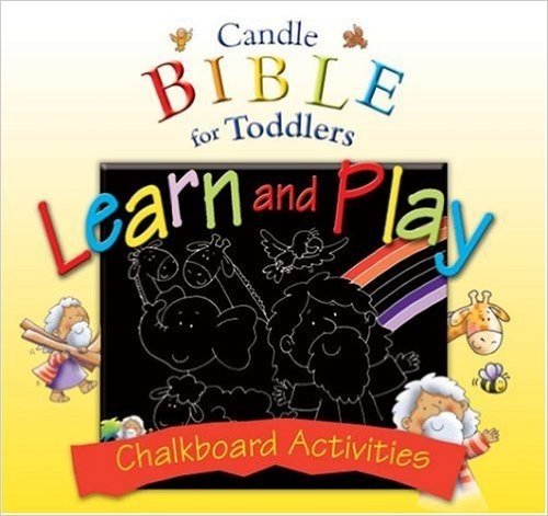 Candle Bible for Toddlers Learn and Play: Chalkboard Activities [With 4 Colored Chalk and Cloth of Erasing]