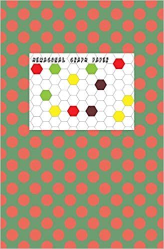 Hexagonal Graph Paper: Hexagon Paper (Small) 0.2 Inches Hexes Radius (5.25 "x 8") with 100 pages White Paper, Hexes Radius Honey comb paper, Organic ... Composition Notebooks for Game Maps Grid Mats