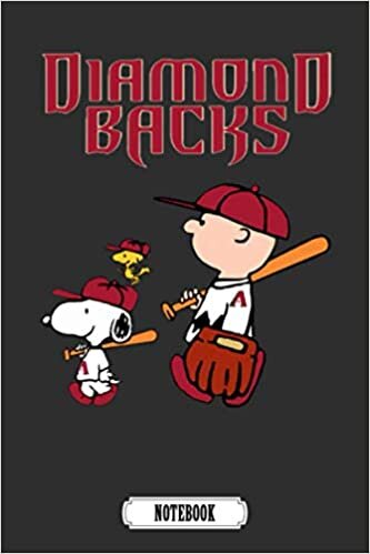 indir Arizona Diamondbacks Let’s Play Baseball Together Snoopy MLB Camping Trip Planner Notebook MLB.