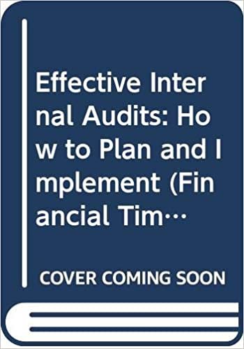 indir Effective Internal Audits: How to Plan and Implement (Financial Times/Pitman Publishing)