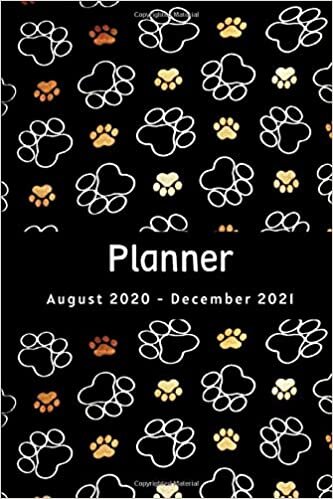 indir Planner August 2020-December 2021: Paws, Agenda For Dog Lovers, Vet Student, Veterinarian, Weekly and Monthly Planner, 17-Month Calendar, Animal Lovers Gift