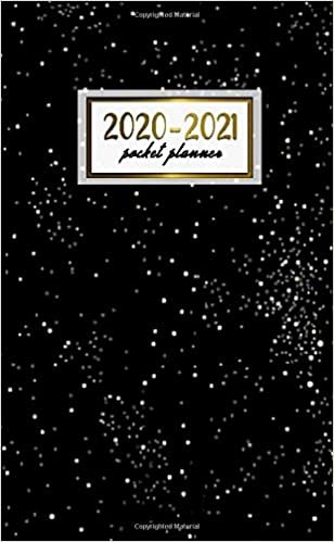 indir 2020-2021 Pocket Planner: 2 Year Pocket Monthly Organizer &amp; Calendar | Cute Two-Year (24 months) Agenda With Phone Book, Password Log and Notebook | Pretty Stars &amp; Galaxy Pattern