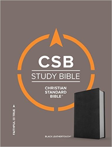 CSB Study Bible, Black Deluxe Leathertouch