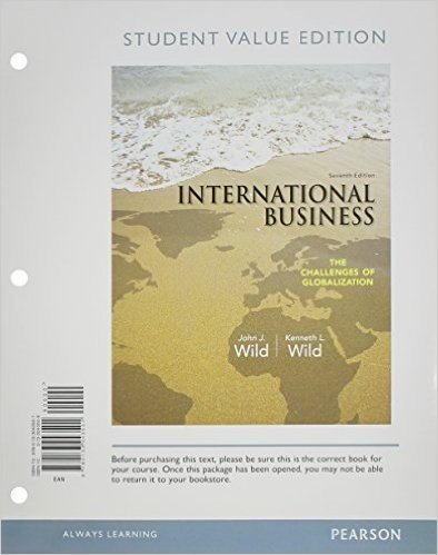 International Business: The Challenges of Globalization, Student Value Edition Plus 2014 Mymanagementlab with Pearson Etext -- Access Card Package