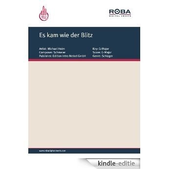 Es kam wie der Blitz (German Edition) [Kindle-editie] beoordelingen