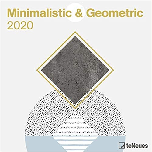 Minimalistic & Geometric 2020 Square Wall Calendar